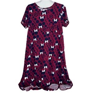 Robe LuLaRoe Carly XS Neuve Avec étiquette - Imprimé Floral Bordeaux, Mauve Et Moutarde